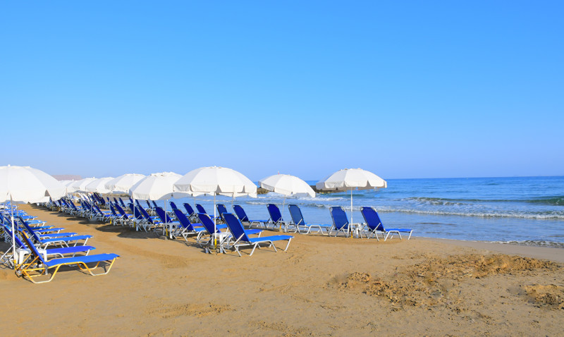Beach near Magda Hotel Club in Crete
