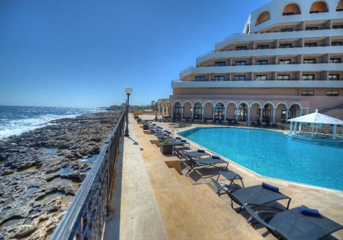 View of Radisson Blu Resort in St Julians, Malta