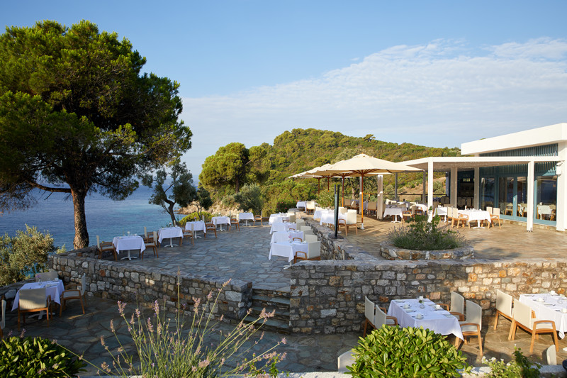 Xenia Restaurant at ELIVI in Skiathos