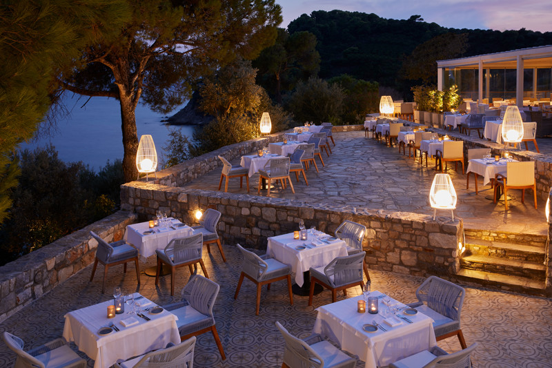 Leda and the Swan at Elivi in Skiathos