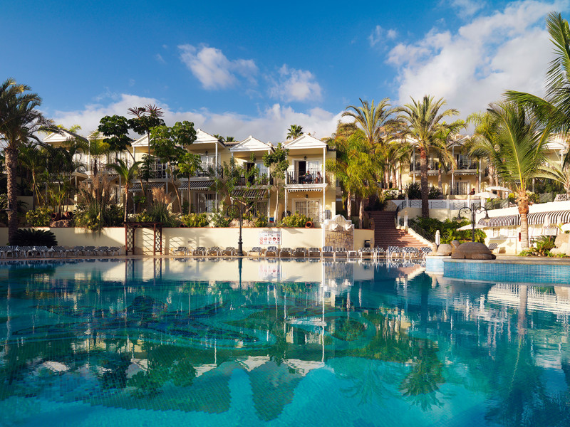 General Pool at Gran Oasis Resort in Playa de las Americas, Tenerife, Canary Islands