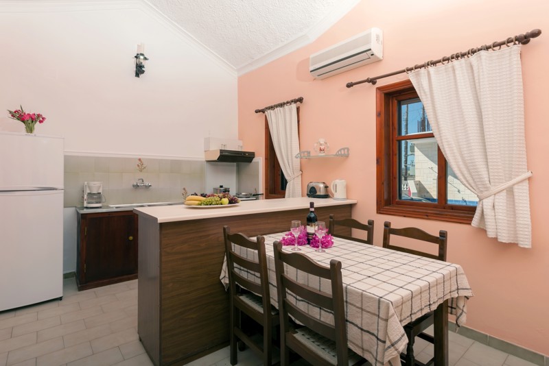 Alykes Park Bungalows & Apts. Kitchen In Bungalow