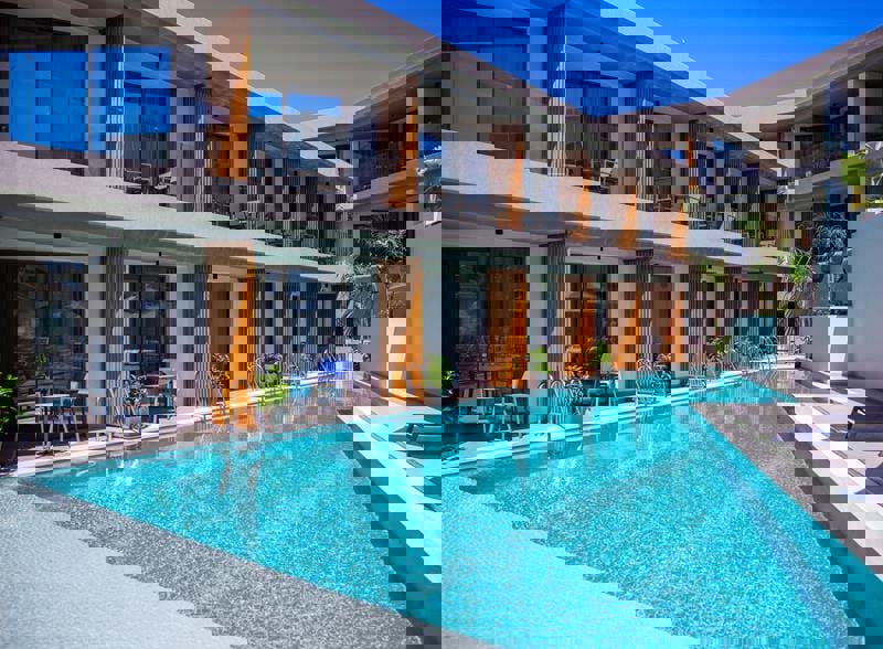Sunset Hotel Apartments Swim Up Rooms Exterior