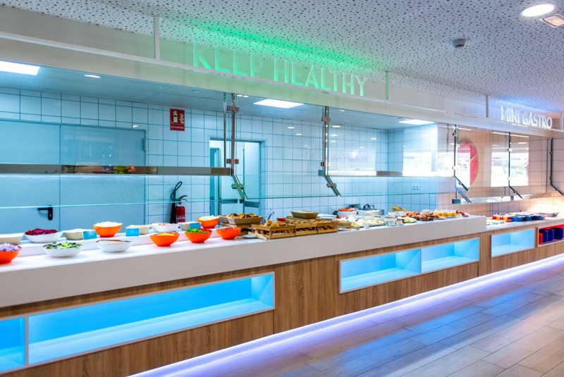 Paradise Park Fun Lifestyle Hotel Buffet Area