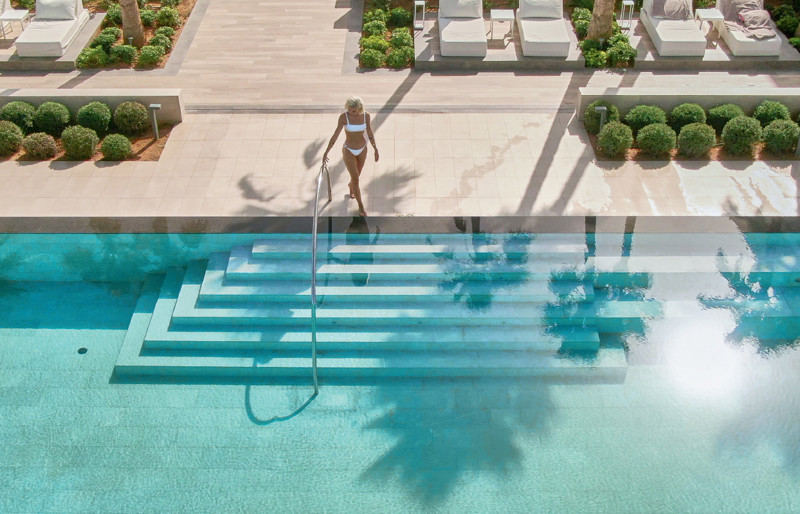 Turquoise Tones At The Main Pool Grecotel White Palace
