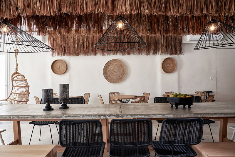 Bar's terrace at Naxian Utopia