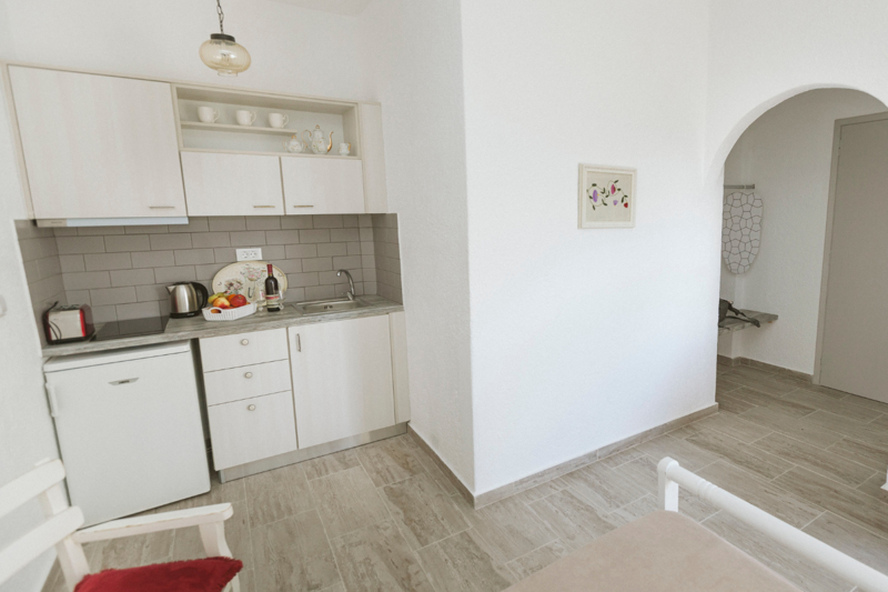 Kitchenette view at Elounda George Studios