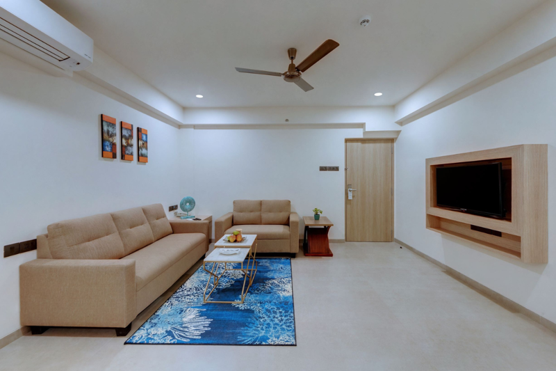 Living Room at Fern Clun 2bhk