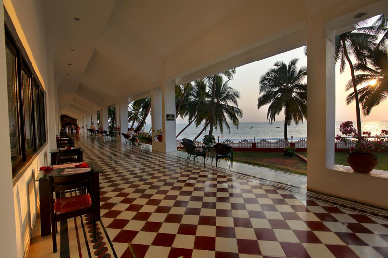 Entrance at Bogmallo Beach Resort, South Goa