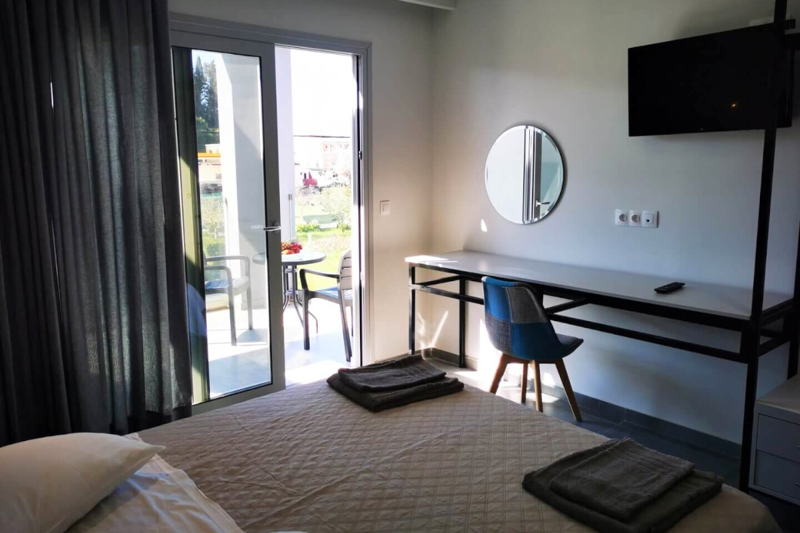 Double room at Anemona Apartments, Sidari, Corfu
