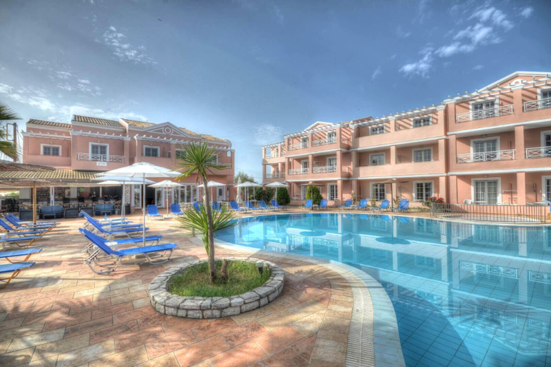 Pool view of Anemona Apartments, Sidari, Corfu