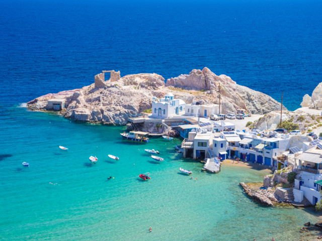Scenic Firopotamos Village, Milos