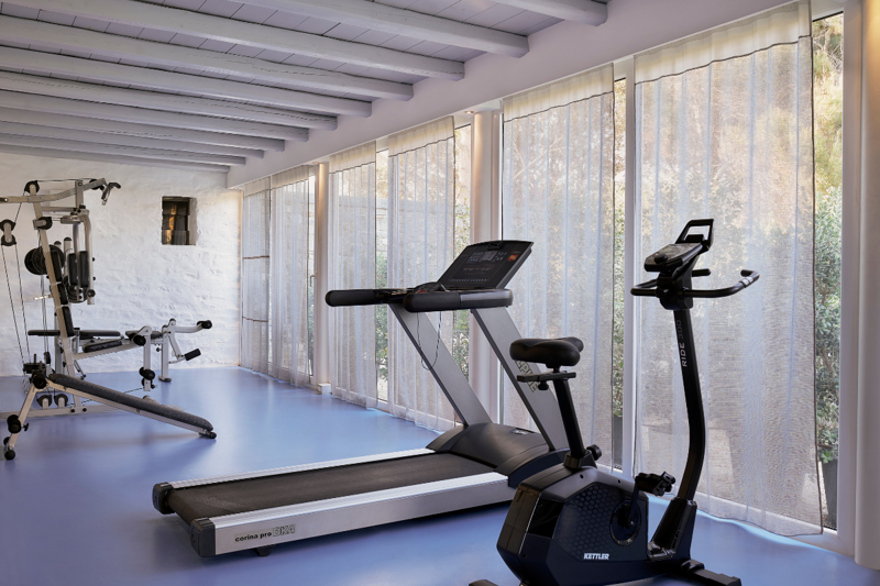 Gym at Yria Boutique Hotel & Spa in Paros