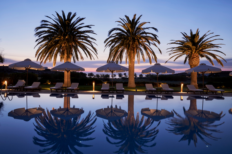Sunset view at Yria Boutique Hotel & Spa
