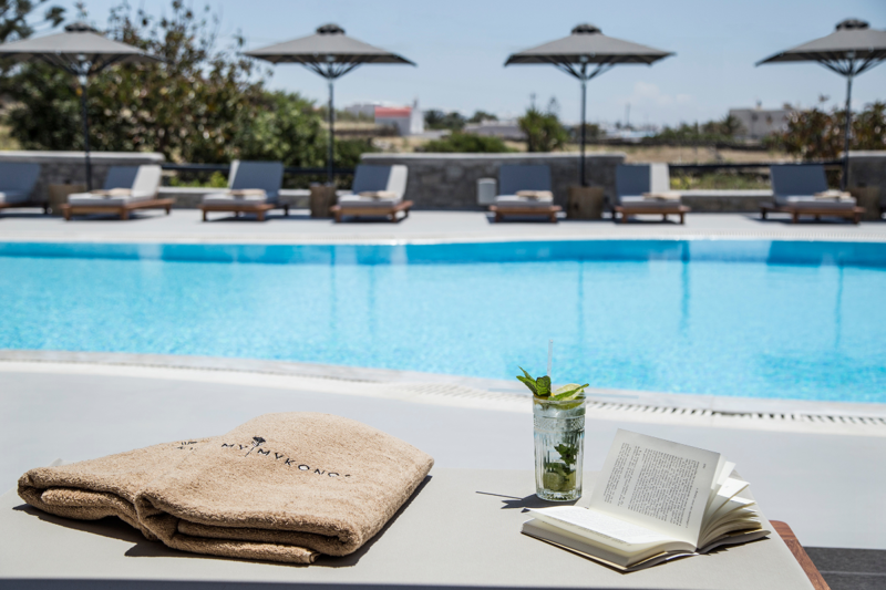 View of pool at My Mykonos Hotel