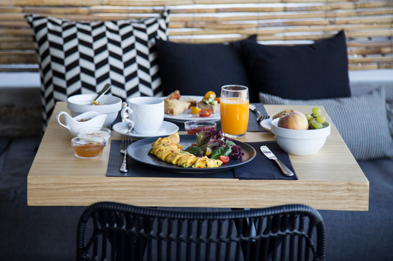 Breakfast Table at My Mykonos Hotel