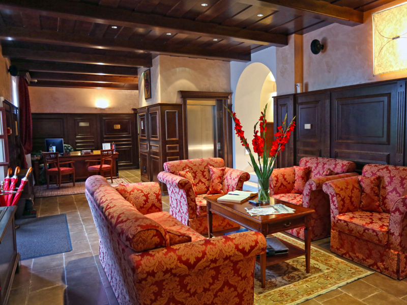 Lobby Area at Hotel Kazbek