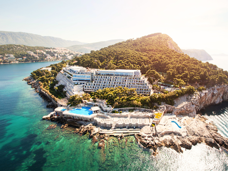 Aerial View of Hotel Dubrovnik Palace