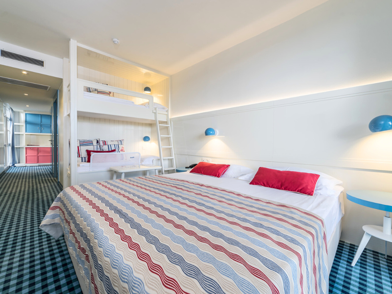 Two Family Rooms Interconnecting Garden View at Amadria Park Hotel Andrija