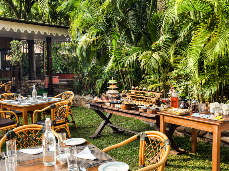 Garden Buffet at Fortune Resort Benaulim