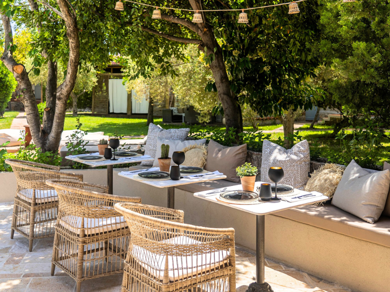Outdoor Dining at Petrino Eco Village