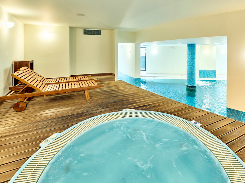 Indoor Spa Jacuzzi at Paralos Kosta Alímia