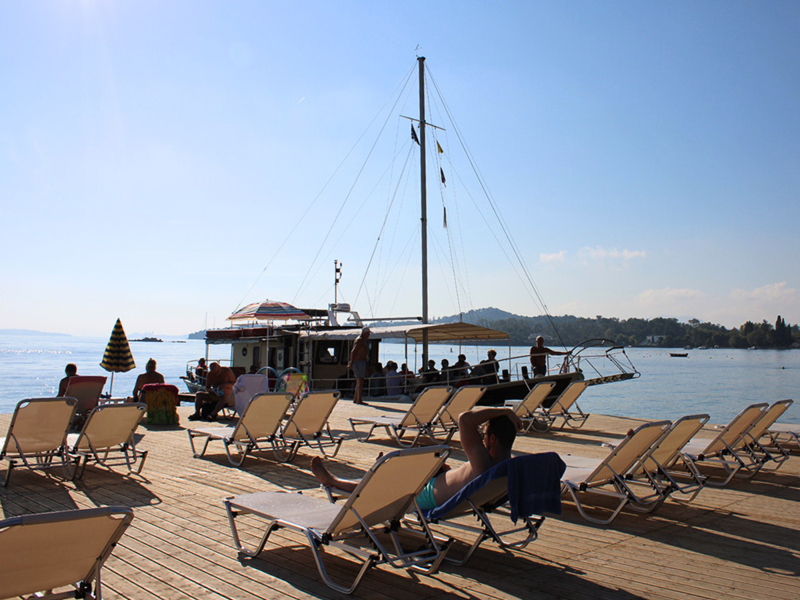 Dassia Beach Hotel, Docking pier area