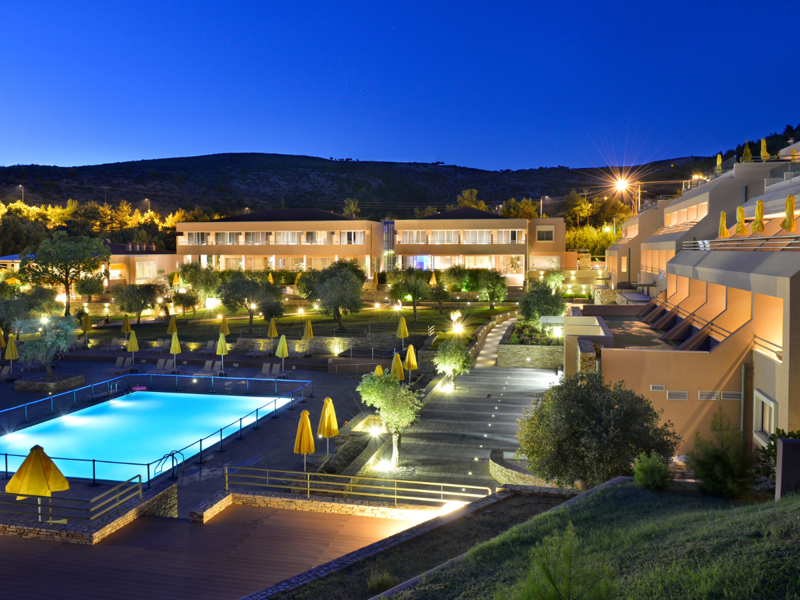 Exterior At Night at Royal Paradise Beach Resort And Spa
