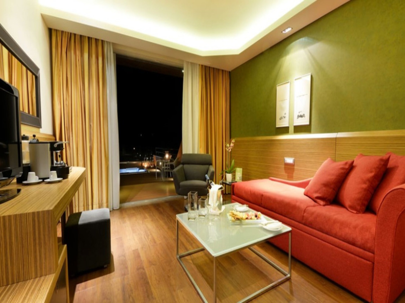 Royal Suite Living Room at Royal Paradise Beach Resort And Spa