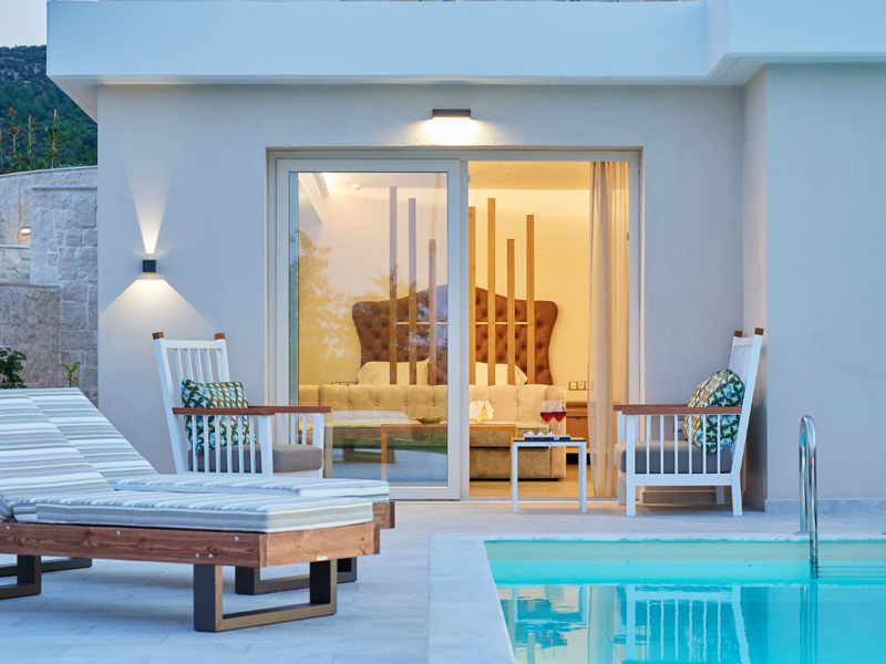 Grand Suite Private Pool Exterior at Alexandra Elegance