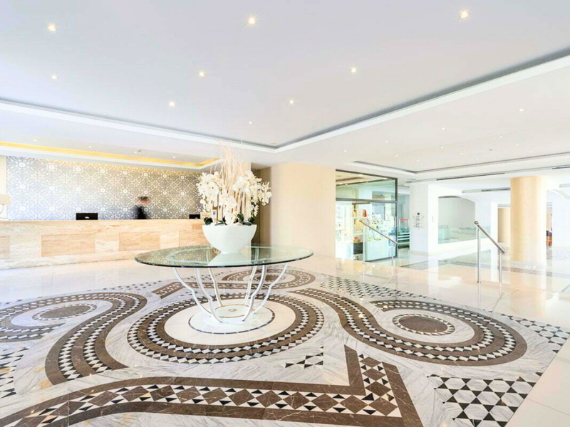 Reception and Lobby Area at Lindos Village Resort & Spa