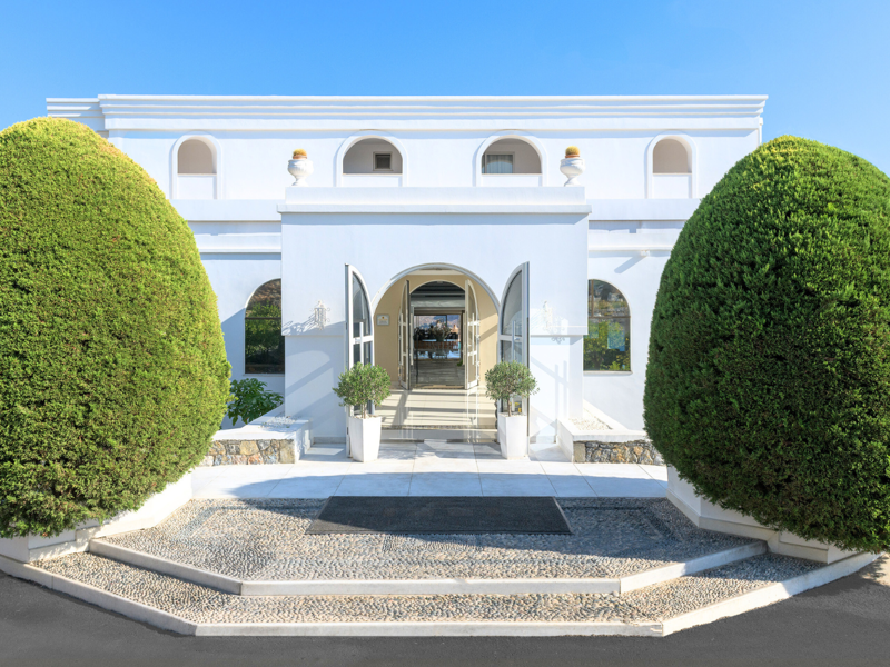 Entrance to Lindos Village Resort & Spa