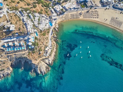 Arial View of Ios Palace Hotel Spa